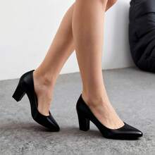 Business Casual    Plain / Plain Toe    Office - 黑色 - 查看 5