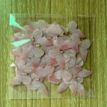 10/30/50/100pcs Double Layer Tulle Butterflies, 3D Polyester Embroidered, Applicable For Headwear, Wedding Decor, DIY Craft And Other Decorative Butterfly Accessories - Multicolor - View 27