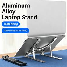 Full Metal Laptop Stand Series, Convenient Height Adjustable Folding Metal Laptop Stand - View 3