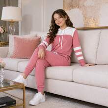 Girls' Tracksuit Set, Sizes 4 To 14 Years. - Rosse/off - View 13