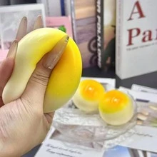 1pc Immersive Vintage Cheese Squishy Fingertip Toy, Exclusive Adult Fidget Soft Slow-Rebound Squishy Toy. Calming Dense Squishes Ease Work Irritability, Elegant Desk Office Decor, Warm Gifts For All Festivals, Better Used In Winter. - Multicolor - View 11