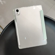 Phù hợp với máy tính bảng MatePad 11.5S 11.5", ốp bảo vệ, chức năng tự động bật/tắt màn hình thông minh, giá đỡ gập 3 chiều + chữ Y, khe cắm bút, mặt lưng acrylic trong suốt, dễ dàng tự lắp ráp, chất liệu da PU thời trang, thiết kế tối giản, tương thích với MatePad SE 11" và MatePad 11.5". - Trong sáng - Xem 8