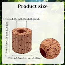 10/20个装水族箱陶瓷环，为鱼缸提供稳定的景观支撑。重力环适用于水生植物，兼具呼吸功能，易于使用，可用于水生植物固定，也适用于景观布置和装饰。 - 彩色 - 查看 9