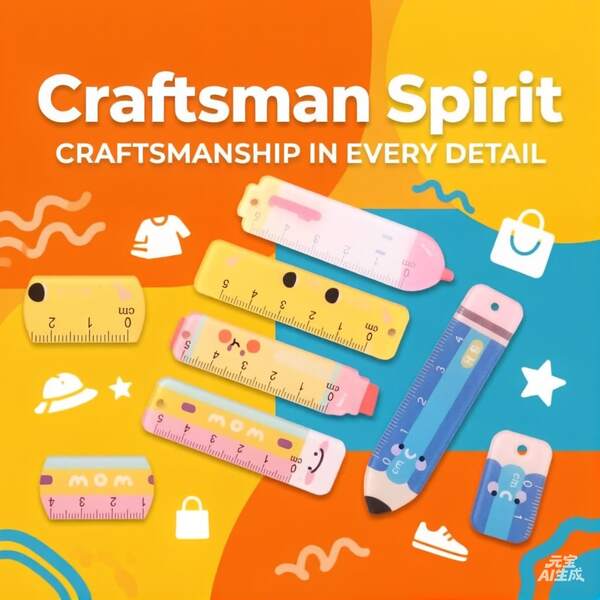 5pcs/Set Cute Cartoon Style Mini Ruler Student Stationery, 5cm Portable Pencil-Shaped Ruler, Suitable For School And Office, Perfect Back To School Gift