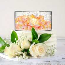 Bộ 4 giá đỡ bánh bằng acrylic trong suốt, có thể đựng bánh tròn và bánh nhiều tầng. Thích hợp để trưng bày thực phẩm trong đám cưới, sinh nhật và các buổi tụ họp khác. - Trong sáng - Xem 4