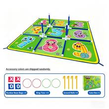 Foldable 9-Hoop Toss Game - Suitable For Team Building And Youth Ages 14+ - Instant Fun For Parties, Camping And Indoor Games - Multicolor - View 10