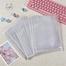 10/20/30pcs - A5 Clear Refill Pages, Double-Sided Photo Album, High-Quality PP Material, High Transparency, Loose-Leaf Binder Refill, A5 Notebook Refill Paper, Sticker Storage, DIY Sticker Book, Beads Iron Storage, Loose-Leaf Notebook Storage Bag, Large Capacity Sticker Storage Album, Photo Album, Planner, Sticker Book, Ledger, Notebook, Diary, Passport Holder, Idol Photo Card, Postcard, Trading Card, Instant Photo Card, Campus Card, Access Card Storage Bag, Suitable For School & Office Supplies,Card Holder - A5 - View 7