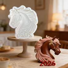 2026 Bunny Ear Pudding Mold, Horse Head Candy Mold, Heat-Resistant Kitchen Baking Tools For Making Gummies, Cookies, Cupcake Toppers, Bath Bombs, Soaps, Plaster - View 7