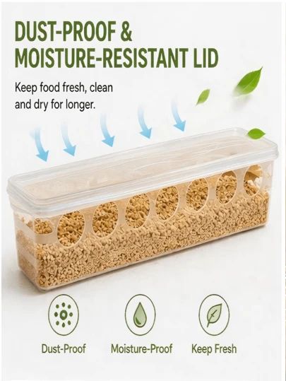 8Port Automatic Bird Feeder Durable Transparent Plastic Large Capacity Dispenser For Outdoor Backyard Poultry & Small Pets Anti-Waste Design Easy Refill Dust-Proof Lid
