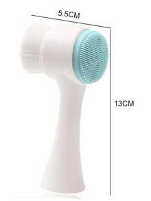 2/1pc Soft Silicone Facial Cleansing Brush, Reusable Double-Sided Face Scrubber, Manual Exfoliating Facial Scrub Brush, Multi-Functional Standing Foaming Tool, Suitable For Face Washing, Shower, Living Room, Home Bedroom, Bathroom, Home Decor, Travel Supplies - Multicolor - View 14