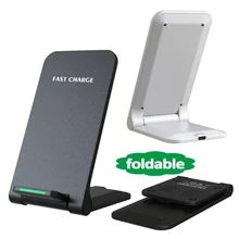 Đế sạc không dây 15W, tương thích với iPhone 15/14/13/12/11 Pro/XR/8/X/XS Max, sạc nhanh cảm ứng, thích hợp cho văn phòng, ký túc xá và nhà. - Nhiều màu - Xem 2