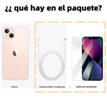 Apple （99%新）苹果 iPhone 13，粉色，双卡双待，电池健康度70%以上，含充电线/屏幕保护膜，二手 - 近乎全新或开箱品 - 粉色 - 查看 6