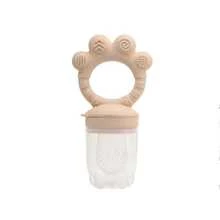 KUNT Bộ đồ chơi gặm nướt hình trái cây và rau củ cho bé, dụng cụ ăn dặm bằng silicon, đồ chơi gặm nướt cho trẻ sơ sinh. - Nhiều màu - Xem 14