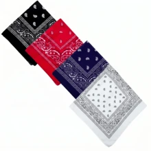 Premium Printed Bandana Scarf - Classic Style And Total Versatility - Kit Of 4 Units_A.B.P.V - View 1