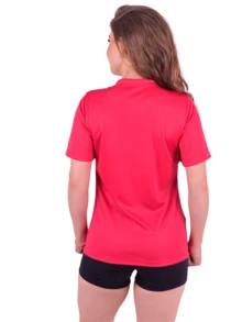 Women Sports Tees & Tanks - 玫紅色 - 查看 3