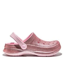 CIVHOM Zuecos para mujer con estampado de teñido anudado vibrante - Suaves, ligeros, transpirables, antideslizantes, cómodos para playa y jardín, calzado para todas las estaciones - Rosa - Ver 7