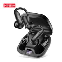 MINISO MS219 Neue kabellose Over-Ear-Kopfhörer, 3D-Soundqualitätserlebnis, Zero-Feel-Tragegefühl, hautfreundlich bequem, sicherer Sitz, trendiger sportlicher Modeartikel. - 查看 13