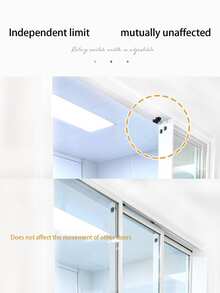 1 pieza Cerradura de multifunción, adecuada para niños y mascotas, cerradura antirrobo para puerta, cerrojo para ventana corrediza, broche de fijación de malla mosquitera de aleación de aluminio, cerrojo de para puerta corredera de la sala de estar, limitador de puerta corredera de protección - Tipo A - Ver 11