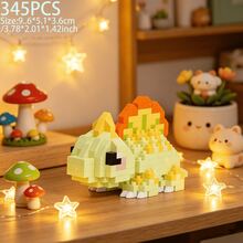 2400+片/組迷你恐龍積木組裝玩具，侏羅紀時代主題恐龍積木組裝遊戲，可愛積木造型，積木愛好者的完美禮物，適合作為桌面裝飾配件、派對贈品、復活節禮物、生日禮物、聖誕禮物、萬聖節禮物和收藏品，適合作為男孩和女孩的節日禮物 - 彩色 - 查看 8
