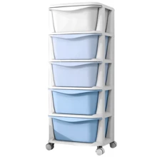 Mehrschichtiger, verlaufend Rosa/Blau Kunststoff-Schubladen-Schrank für den Hausgebrauch, geeignet zur Kleiderorganisation im Schlafzimmer, mit sechs/fünf Schubladen Regalen, Schubladen-Einheiten, abgedeckte Aufbewahrungsbox - Übersicht 12