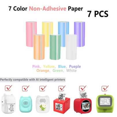Giấy in nhiệt cuộn cho máy in AI, giấy thay thế in ảnh tức thì, giấy in ảnh nhiệt dạng cuộn tương thích với hầu hết các loại máy ảnh.