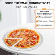 24.5cm 9.6 Microwave Glass Plate, Heat Resistant Turntable - A - View 8