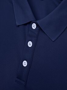 2pcs/Set Plus Size Men's Fashion Casual Knight Pattern Short Sleeve Polo Shirt And Shorts Set, Suitable For Vacation, Outdoor, Street, Daily Wear - Navy Blue - View 5