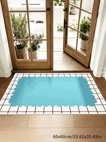 1 pieza Alfombra de área con tema espacial caprichoso, alfombra decorativa con patrón de animales de la selva, estilo infantil sanador, adecuado para rincón de lectura, decoración de dormitorio, alfombra pequeña, alfombra, decoración del hogar, alfombra de sala de estar, alfombra de dormitorio, alfombra de exterior, alfombra lavable - Multicolor - View 4