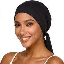 2 piezas Gorros de mujer transpirables con forro, aptos para uso diario y dormir - Multicolor - Ver 9