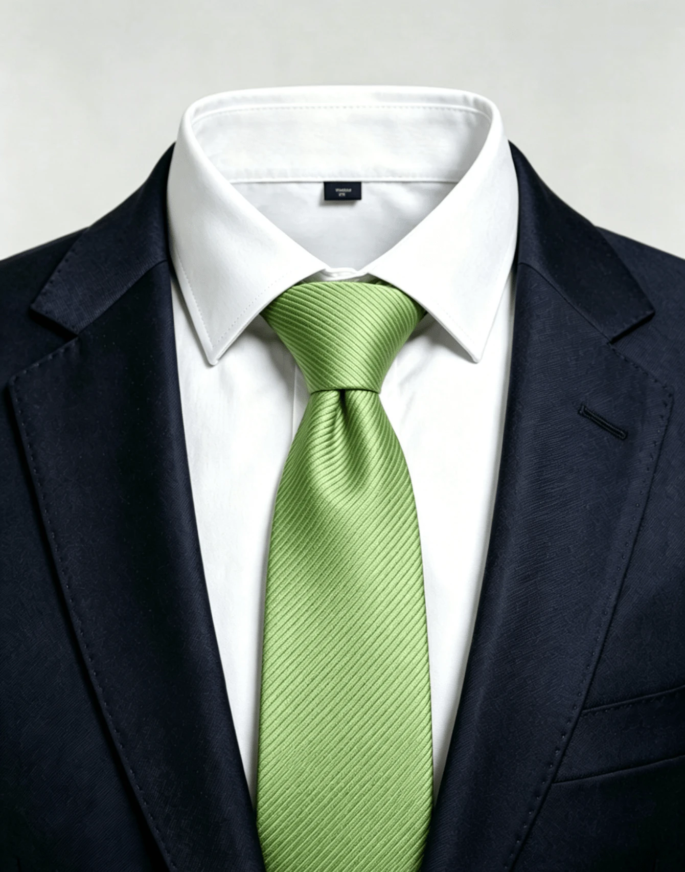 Men's Casual Ties, Perfect For Gifting To Friends. Slim (5.5cm) - Lime Green - View 1