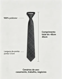 Men's Casual Ties, Perfect For Gifting To Friends. Slim (5.5cm) - 紅色 - 查看 2
