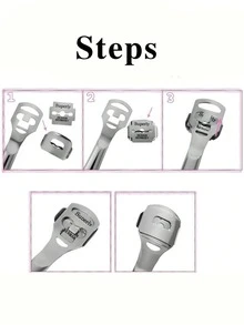 12/10件套不锈钢足部护理刮刀、修脚工具和去茧器——专业级套装，有效去除足底和脚后跟的死皮和老茧。这套专业套装包含足部剃毛器和硬皮去除器，是全面清洁和护理足部的必备工具。 - 彩色 - 查看 4