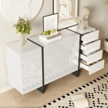 Storage Cabinets - White - View 4
