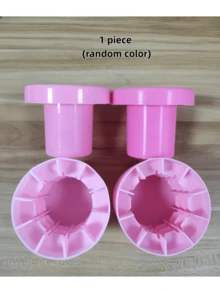 1 Pink Silicone Portable Ice Mold, Easy-To-Remove Silicone Ice Tray With Multiple Compartments And A Simple Bucket-Shaped Design, Equipped With A Lid, A Reusable Ice Maker, Suitable For Home, Bar, Club And Outdoor Use. - Multicolor - View 14