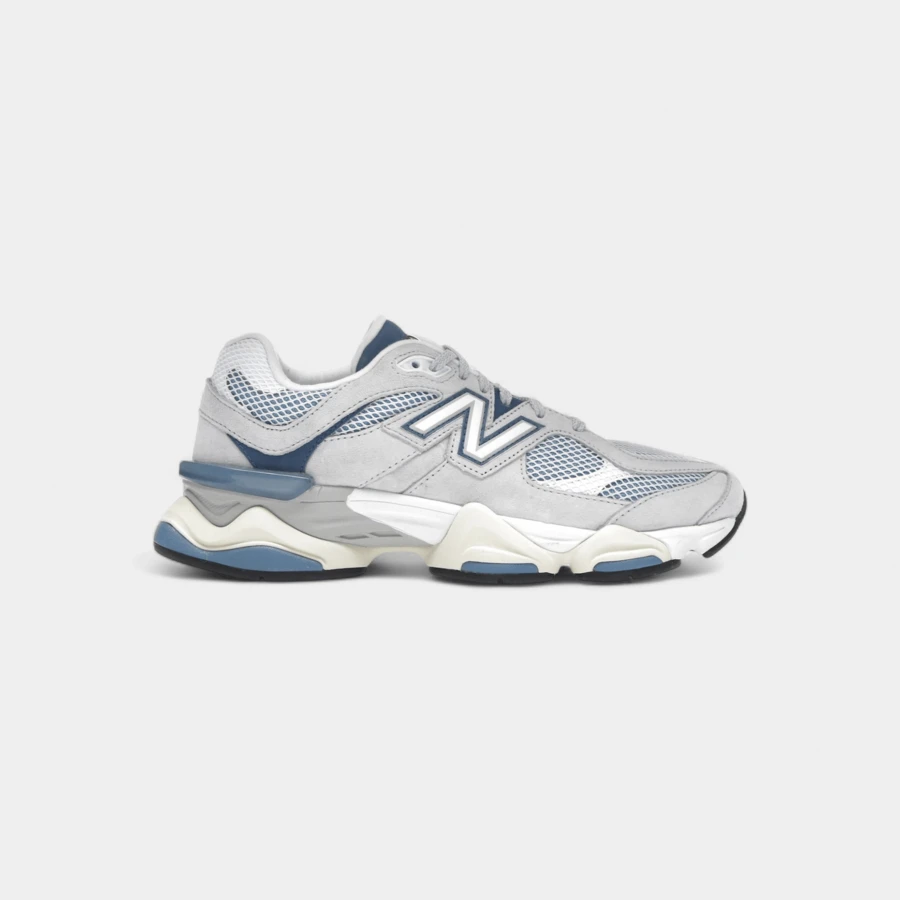 New Balance 9060 Pearl Grey Dark Shoreline Blue - Xám - Xem 1
