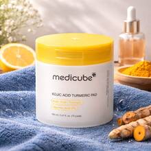Medicube Toner Pads Kojic Acid Turmeric Clarifying Toner Pad – Daily Skin Care, Smooth & Refresh Skin, Easy-To-Use Pads - hộp màu vàng 3 - Xem 4