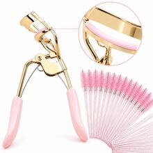 Bộ 50 cọ trang điểm pha lê + 1 dụng cụ uốn mi bằng kim loại mạ vàng, bộ dụng cụ uốn mi và tạo dáng lông mày dùng cho nối mi, trang điểm, dụng cụ làm đẹp cầm tay tiện lợi cho gia đình, salon và khi đi du lịch, quà tặng cho phụ nữ và bé gái. - Nhiều màu - Xem 8