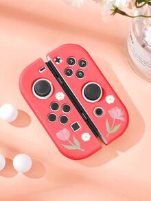 Ayotu 1 Cặp ốp bảo vệ tay cầm Joy-Con cho Switch, họa tiết hoa tulip và hoa lá, bảo vệ tay cầm trái và phải của Joy-Con Switch, phụ kiện chơi game Switch, bảo vệ Joy-Con khỏi hư hại, chống dầu và trầy xước, dễ dàng lắp đặt và tháo gỡ. - Xem 16