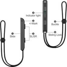 2 pièces Accessoires de remplacement de sangle de poignet pour manette de jeu (Noir), Accessoires Switch - Voir 4