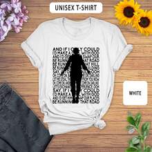 Max Floating Stranger Unisex T-Shirt  Up That Hill  Geometric-Patterned, Round Neck, Printed, Casual Style, -Elastic Fabric, Perfect Gift For Fans, Family And Friends - 白色 - 查看 9