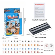 Israeli Mahjong, Standard Version With Number Tiles, Adult Leisure Party Tile Game, Board Game, Battle Game, Easter Children, Mother's Day Gift, Easter Gift, Perfect Gift - Gift - Easter - Multicolor - View 17
