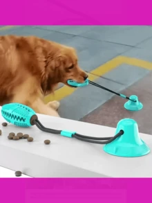 Đồ chơi cho chó bán chạy nhất - Bóng kéo có giác hút, Bóng đựng thức ăn rò rỉ, Làm từ chất liệu TPR, Đồ chơi gặm cho thú cưng, Bóng tiêu hao năng lượng cho thú cưng, Đồ chơi cho thú cưng, Đồ chơi huấn luyện gặm, Vật dụng thiết yếu cho người nuôi chó - Nhiều màu - Xem 7