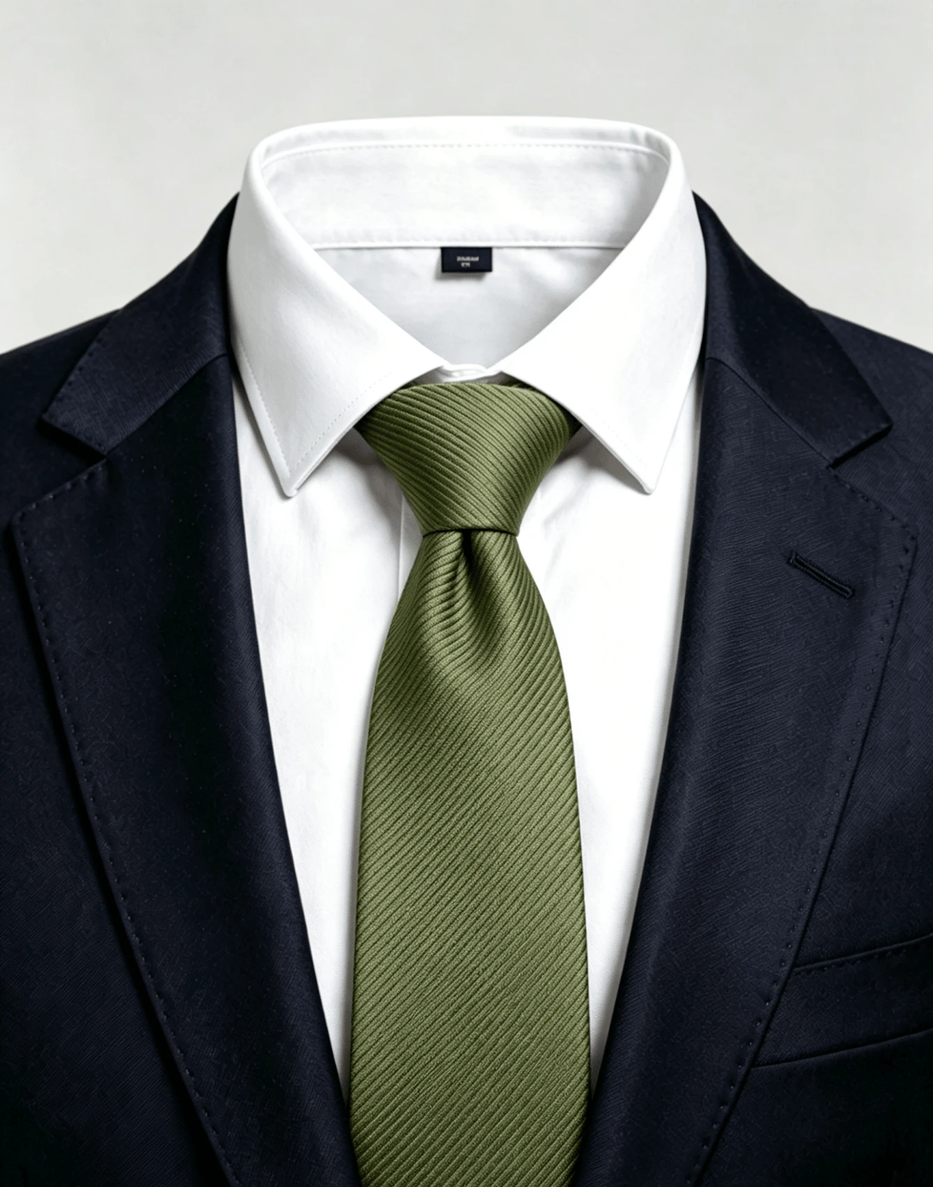 Men's Casual Ties, Perfect For Gifting To Friends. Slim (5.5cm) - 橄欖綠 - 查看 1