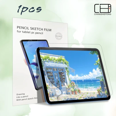 2 paquetes de protector de pantalla con sensación de papel, compatible con iPad 11th/10th Gen 2025/2022, Air 8/7/6/5, Pro 11"/13" 2025/2024, Mini 7, película mate antirreflejo de PET para escribir y dibujar