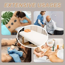 1/10/20/30 chiếc Tấm phủ giường massage dùng một lần, thoáng khí, thích hợp cho massage, spa và các liệu pháp làm đẹp, bao gồm cả xăm hình (Màu trắng) - Nhiều màu - Xem 2