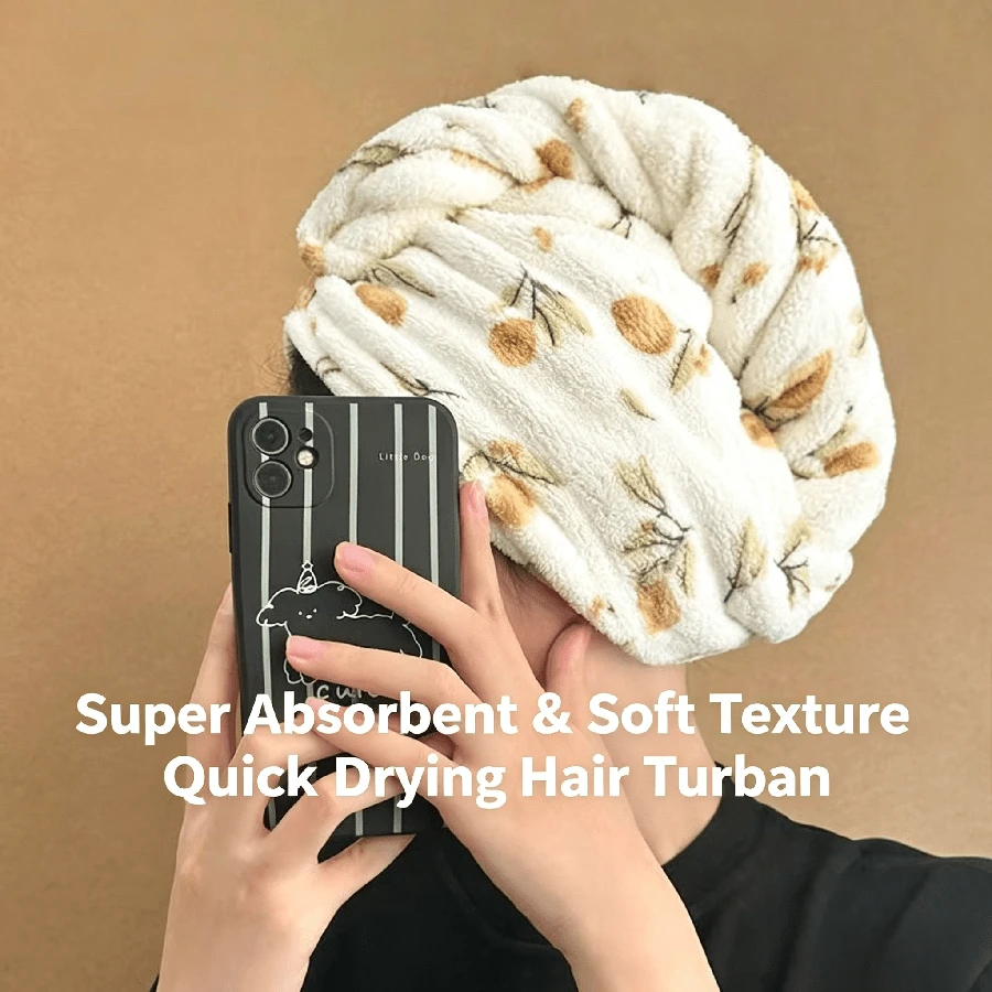 1 peça/2 peças Toalha de Cabelo de Microfibra Ultra Macia, Touca de Secagem de Cabelo Suave, Envoltório de Fibra Super Absorvente para Cabelo, Turbante de Secagem de Cabelo Rápida para Mulheres, Toalha de Secagem de Cabelo Grossa e Grande, Toalha de Secagem de Cabelo Suave, Toalha de Cabelo Minimalista de Cor Sólida para Banheiro, Toalha de Cabelo Super Absorvente para Cabelos Encaracolados, Turbante de Secagem de Cabelo Anti-Frizz, Adequado para Cabelos Molhados, Suprimentos de Banheiro, Acessórios de Banheiro - Multicolorido - Visão 1