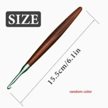 1/9pcs Crochet Hooks, 3mm-7mm Sizes Available, Colorful Aluminum Crochet Hooks With Wooden Handles, Suitable For Crocheting Yarn, Ideal For Sewing DIY Projects - Crochet Needles - View 17