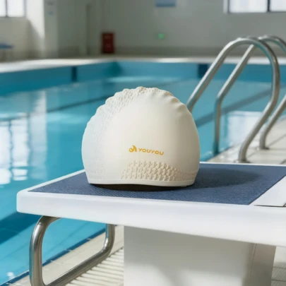 Women's Silicone Swimming Cap, Waterproof, High Elasticity, Anti-Slip Grip, Soft & Skin-Friendly, Suitable For Long Hair, Ideal For Daily Swimming Training, Spa, Suitable For Swimming Enthusiasts, Comfortable For Both Professional And Leisure Swimming