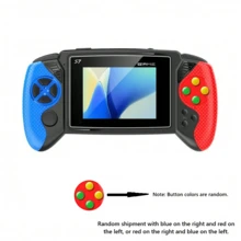 Consola de juegos portátil retro, joystick de 3.5", 600 juegos integrados, control inalámbrico, recargable, conexión a TV, incluye cable de carga y cable de TV (Rojo/Azul clásico, Azul, Blanco), batería de 1020mAh - Multicolor - Ver 10