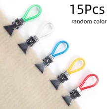 Stainless Steel Towel Clips, Multi-Function Hanging Hooks, Colorful Storage Clips, Bathroom Clips, Shower Curtain Clips, Beach Towel Clips, Tie Clips, Metal Duck Mouth Clips, Daily Metal Clips - Multicolor - View 19